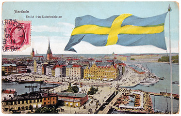 Image showing Stocholm Retro Postcard