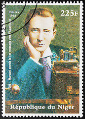 Image showing Marconi - Niger Stamp