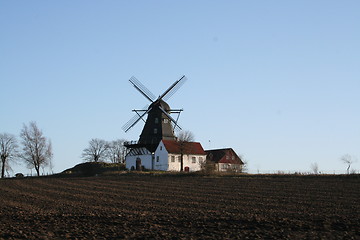 Image showing Beautiful windmill in Sweden