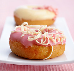 Image showing baked donuts