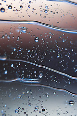 Image showing Waterdroplets and colours