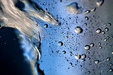 Image showing Waterdroplets and colours