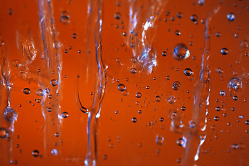 Image showing Waterdroplets and colours