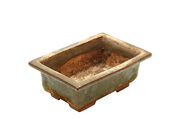 Image showing ancient japanese bonsai pot