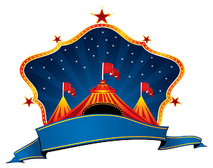 Image showing Circus marquee