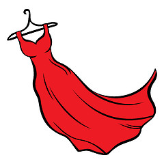 Image showing Red dress