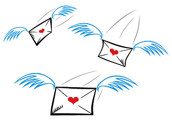 Image showing Love letters