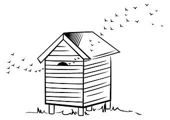 Image showing Bee hive