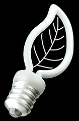 Image showing Environment: leaf or folium light bulb