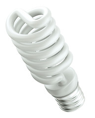 Image showing Energy efficiency: saving light bulb isolated