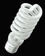 Image showing Energy efficient light bulb isolated
