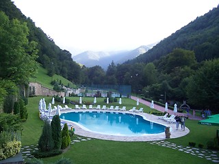 Image showing Hotel in mountain