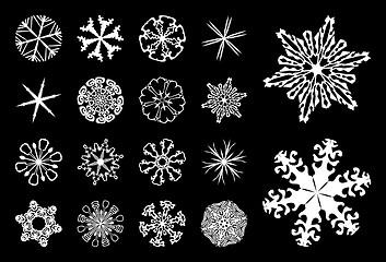 Image showing Snowflakes 3