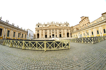 Image showing Architectural Detail of Saint Peter Square in Rome