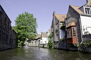 Image showing Architecture and Colors of Bruges