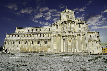 Image showing Duomo in Piazza dei Miracoli, Pisa