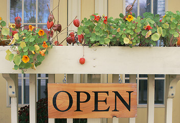 Image showing Open for business