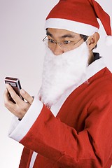 Image showing Asian Santa Claus