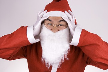 Image showing Crazy Santa Claus