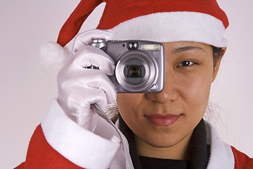 Image showing Santa Claus with Camera