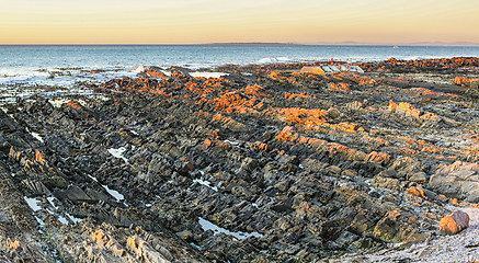 Image showing The Atlantic Ocean Coast in South Africa