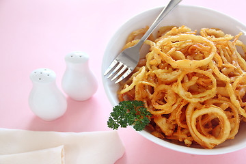 Image showing Fried Onion Rings