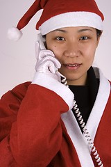 Image showing Santa Claus Calling