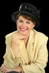 Image showing Smiling Woman In Hat