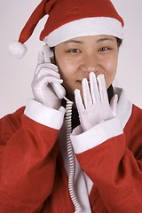 Image showing Santa Claus Calling