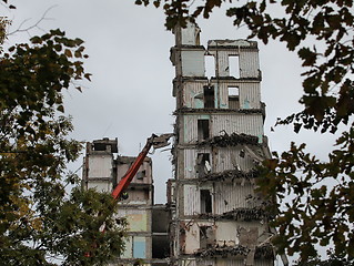 Image showing   demolition machine