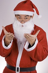 Image showing Asian Santa Claus