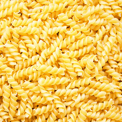 Image showing Pasta fusili as background