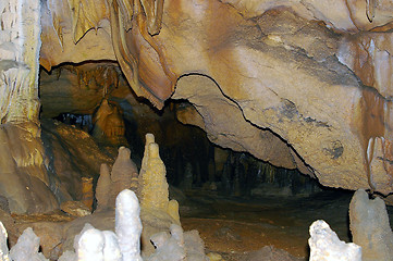 Image showing Stalagtites and Draperies