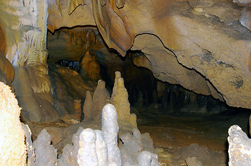 Image showing Stalagtites and Draperies