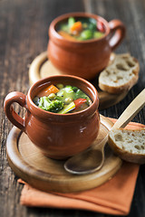 Image showing Vegeterian soup