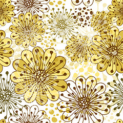 Image showing Seamless floral pattern