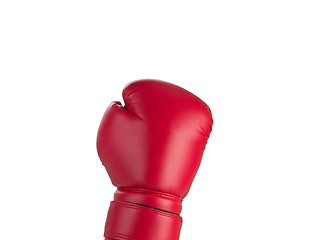 Image showing Red boxe glove up