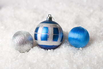 Image showing christmas balls background