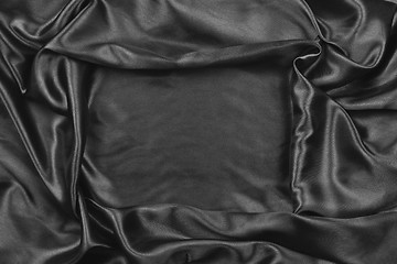 Image showing black satin