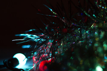 Image showing Abstract christmas lights as background