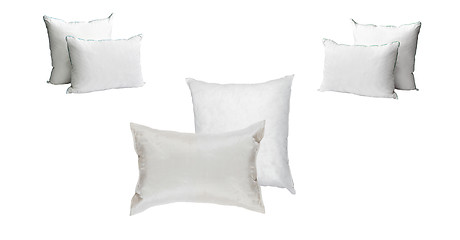 Image showing White pillows