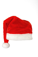 Image showing Santa claus red hat on white background