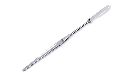 Image showing Medical scalpel on white background.