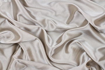 Image showing White satin