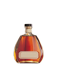 Image showing Bottle of cognac isolated