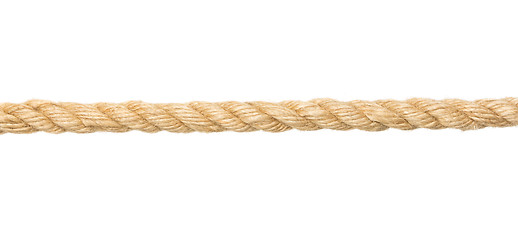 Image showing close up of rope part on white background