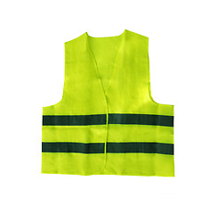 Image showing Safety vest isolated