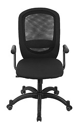 Image showing Black office chair