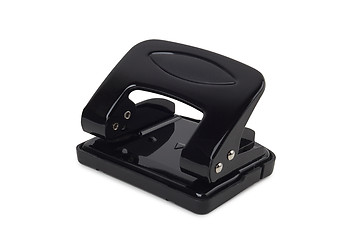 Image showing Black office hole punch on a white background