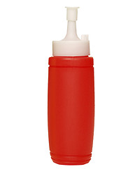 Image showing Ketchup bottle isolated on a white background